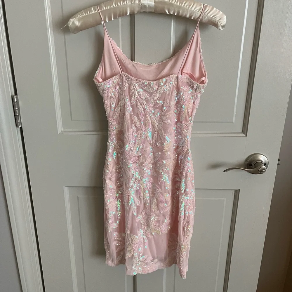 Windsor Pink Sequin Mini Dress- never worn - Picture 2 of 4